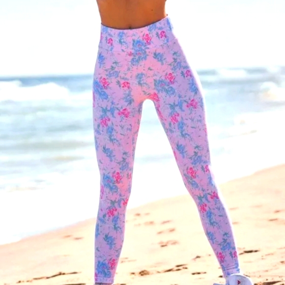 LoveShackFancy Pants - NWT Bandier X Loveshackfancy Women's Leggings